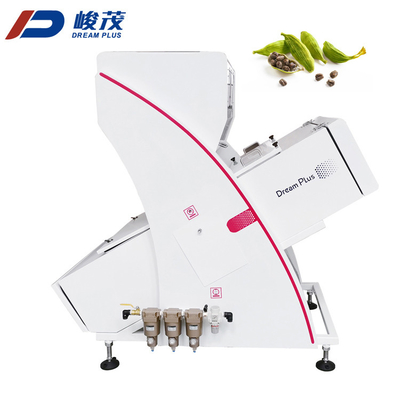 Pirinç için Dokunmatik Ekran CCD Mini 1 Chute Optik Renk Sıralayıcısı Makinesi