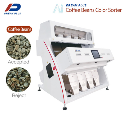 CCD RGB Kamera Kahve Çekirdeği Ayıklama Makinesi 4 Kanal