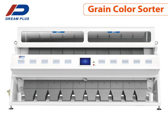 Akıllı 10 Kanallı Optik CCD Tahıl Renk Sıralayıcısı 6 - 7 ton / Saat Kapasite 640 Kanal