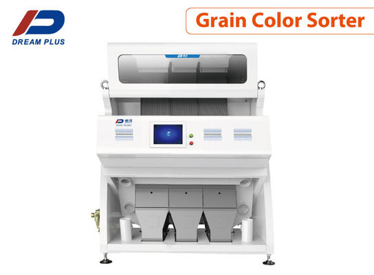 5400 Piksel CCD Tahıl Renk Ayırıcı Karabuğday Makinesi 3 Kanallı