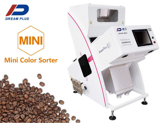 One Chute Mini Kahve Çekirdeği Renk Sıralayıcısı Yeşil ve Kavrulmuş Kahve Çekirdeklerini Sıralama