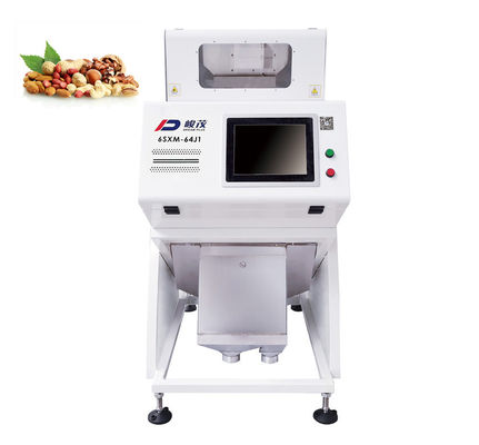 64 Kanallı Macadamia Çekirdeği Kabuğu Mini Renkli Sıralayıcı 500kg / H