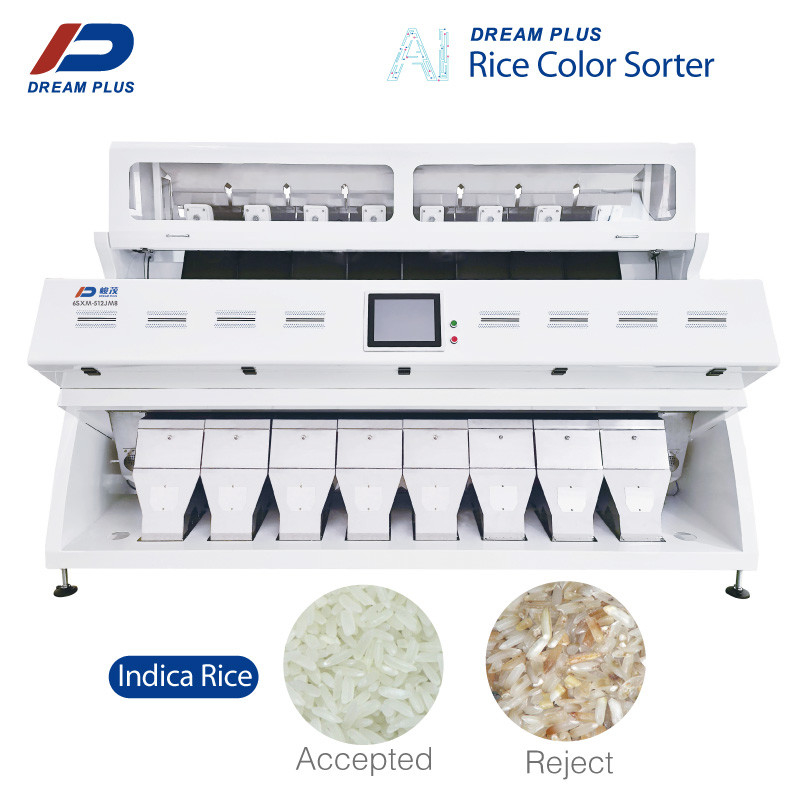 Dream Plus CCD Pirinç Renk Ayırıcı Makinesi 8 Kanal