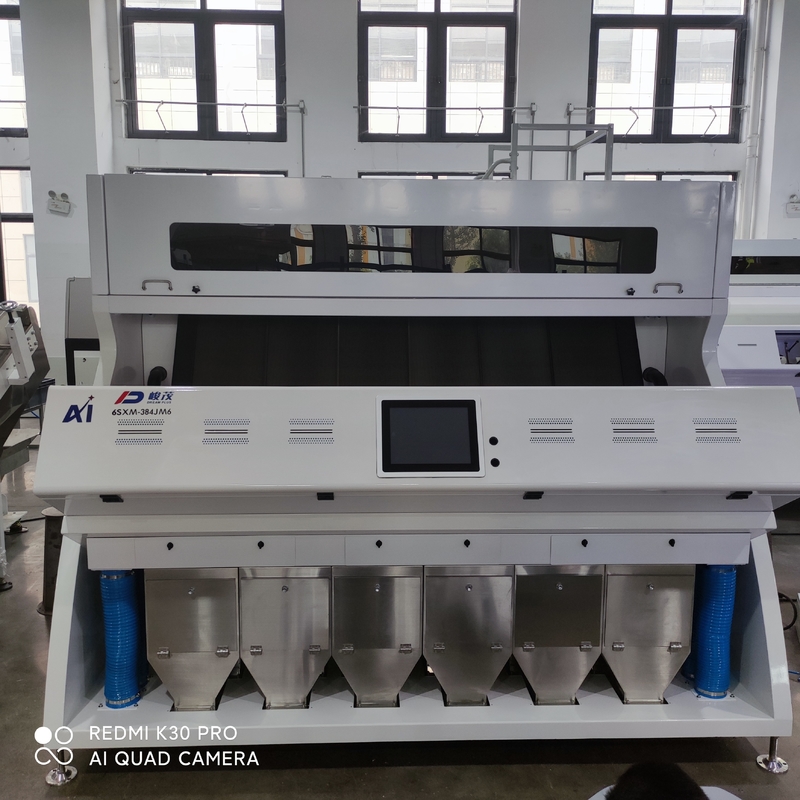 Yapılmış kolay Taneler Renk Sıralama Ekipmanı Hava basıncı 0.5 - 0.8Mpa