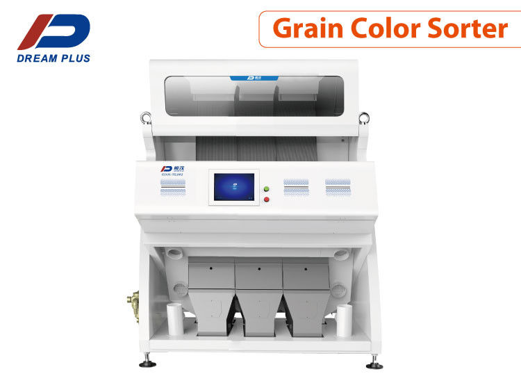 5400 Piksel CCD Tahıl Renk Ayırıcı Karabuğday Makinesi 3 Kanallı