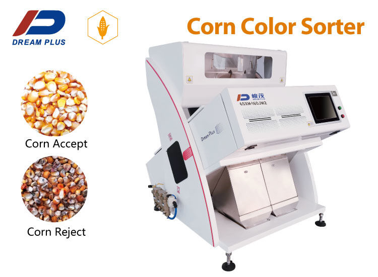 5400 Ccd Mini 2 Kanallı Tahıl Renk Ayırma Makinesi Endüstriyel Akıllı