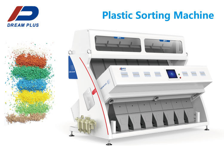 PET Flake Granüller Çok Amaçlı için% 99,9 RGB Plastik Renk Sıralayıcısı