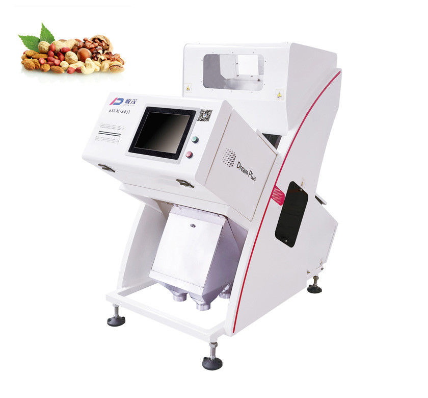 64 Kanallı Macadamia Çekirdeği Kabuğu Mini Renkli Sıralayıcı 500kg / H