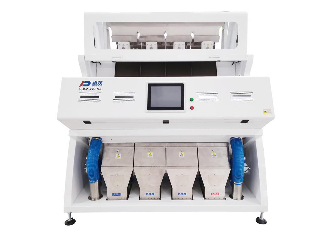 220V 50HZ 1.8KW Optik Tahıl Renk Ayırıcı Makinesi 3 Kanal